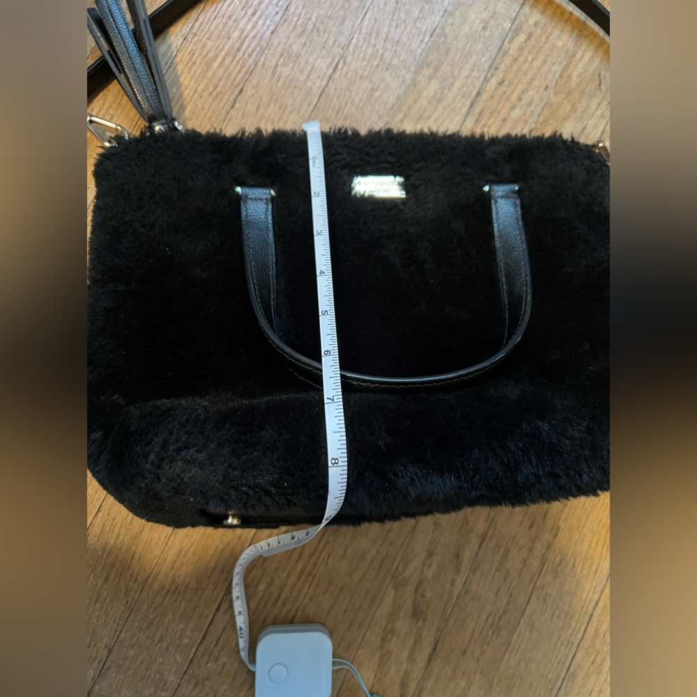 Kate spade faux fur bag in black - Picture 8 of 14